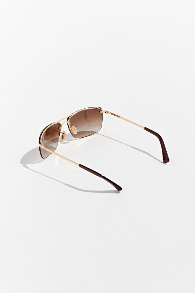 Ray-Ban Semi-Rimless Rectangle Sunglasses  #4