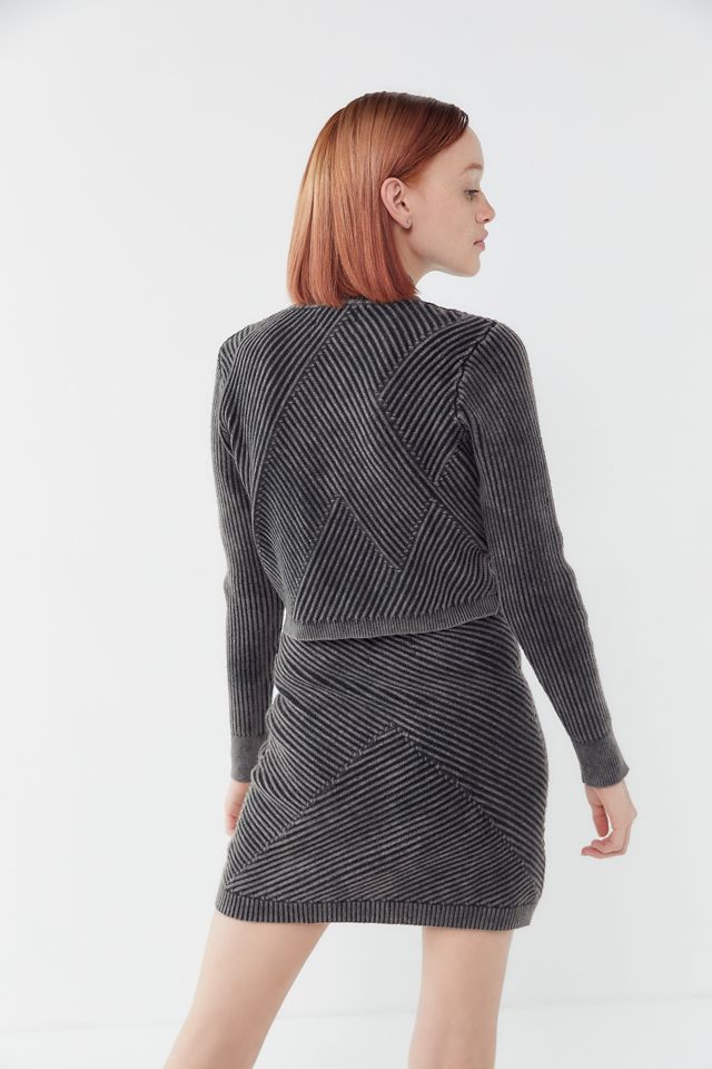UO Chunky Knit Cropped Mock-Neck Sweater  #3