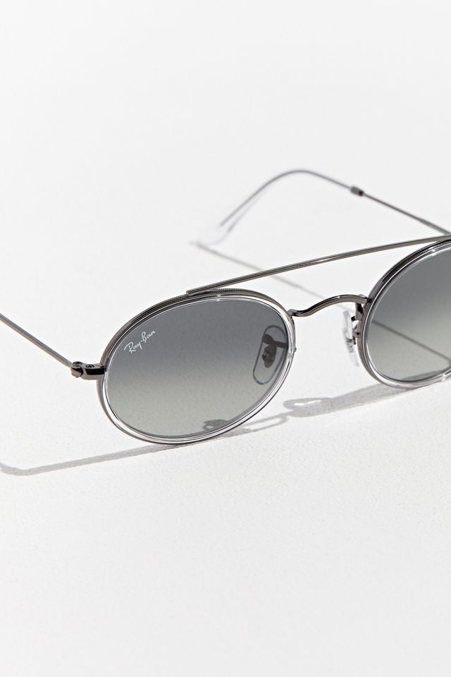Ray-Ban Double Bridge Low Oval Sunglasses  #3