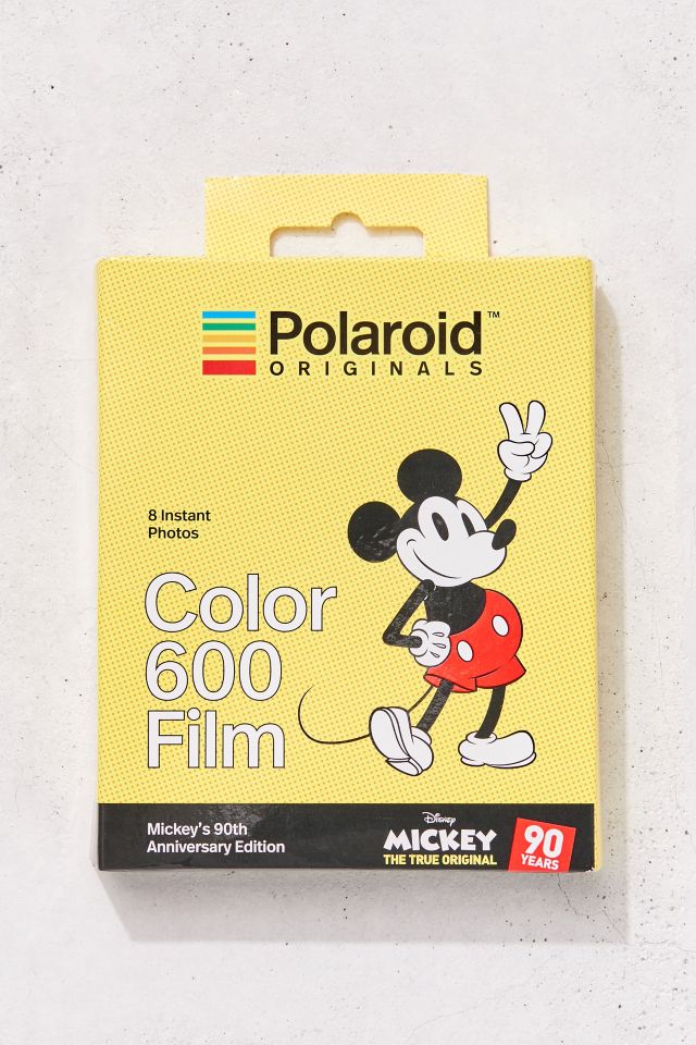 Polaroid Color Film for 600 Camera. Mickey's 90th Anniversary Edition