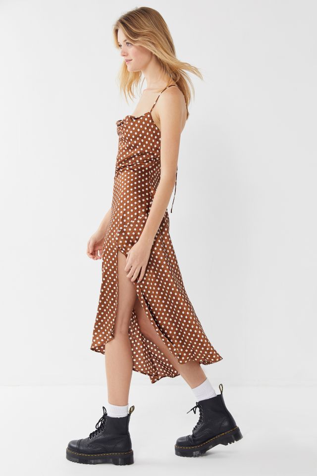 Astr the label shop cowl strappy dress