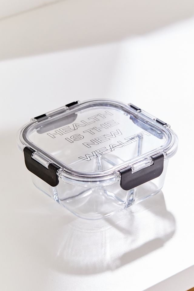Graphic Glass Storage Container #3