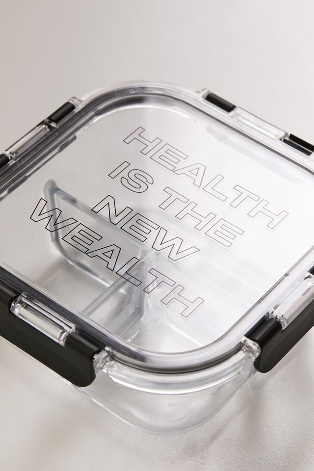 Graphic Glass Storage Container #4