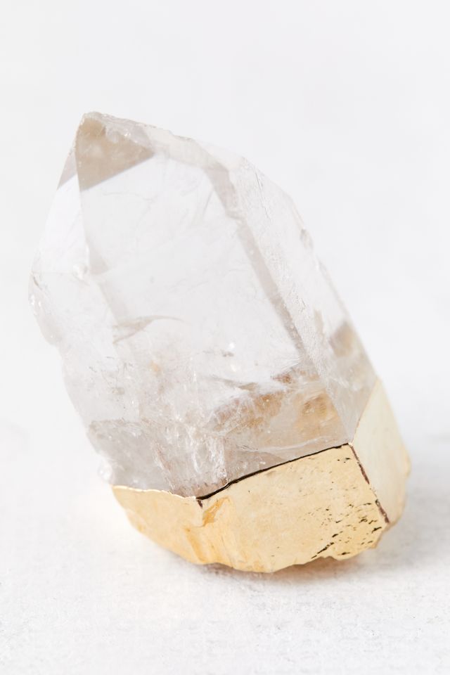 Cristal de quartz Gold Dip #3