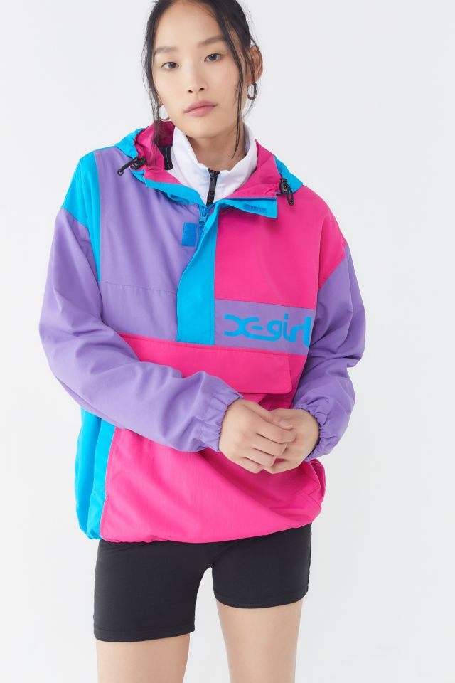 X-girl Crazy Color Anorak Jacket