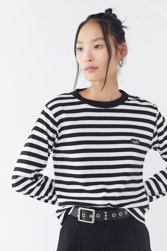 Inspire Injection Active X-girl Basic Striped Long Sleeve Ringer Tee | Urban Outfitters