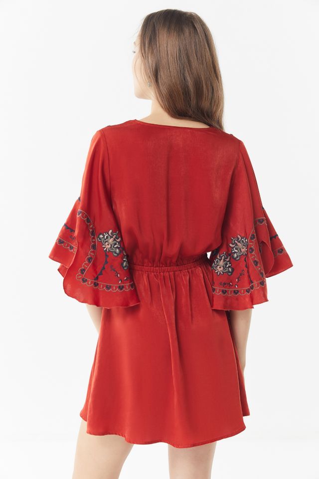 Robe Mini Brodée Moon River à Taille Nouée #2