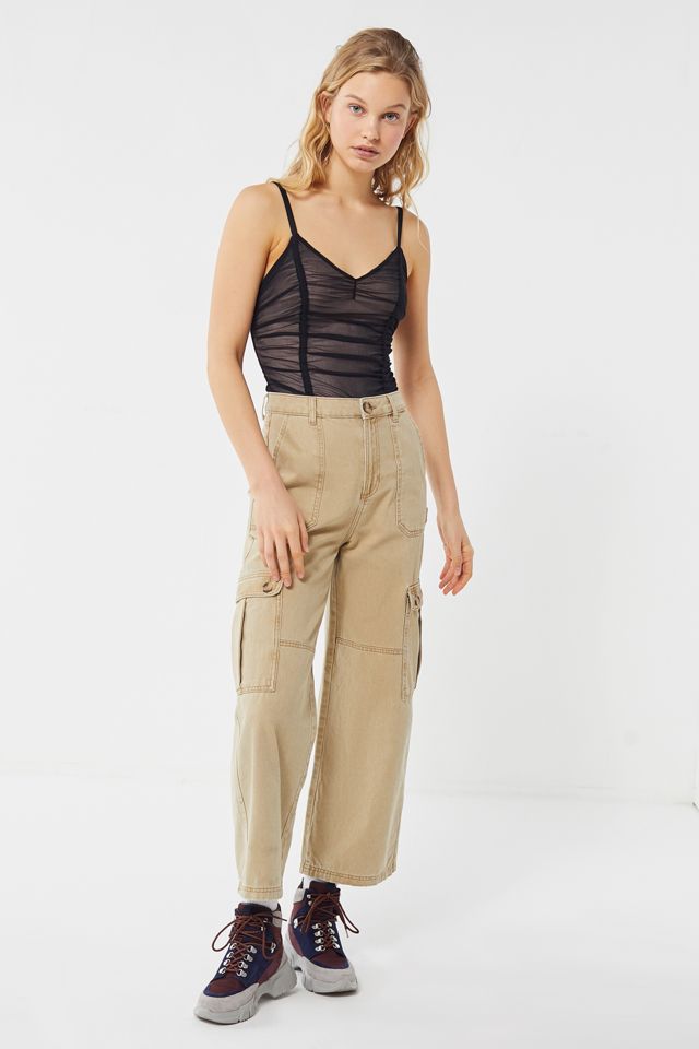 Out From Under Raine Ruched Mesh Bodysuit #1