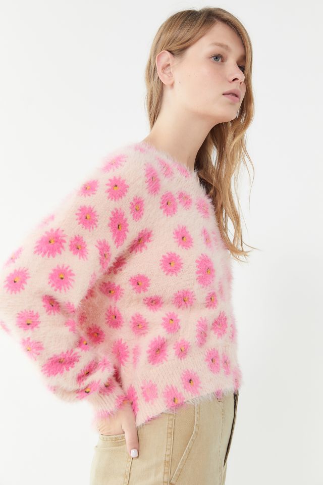 UO Keeley Eyelash Knit Pullover Sweater #1
