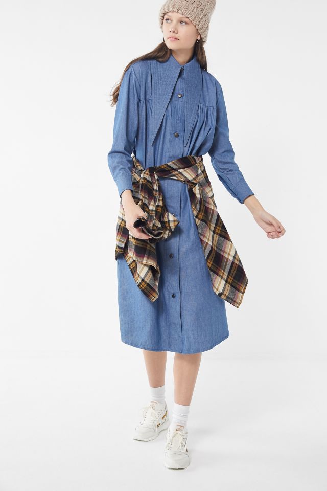 Robe Chemise Mi-Longue En Denim Western House Of Sunny #1