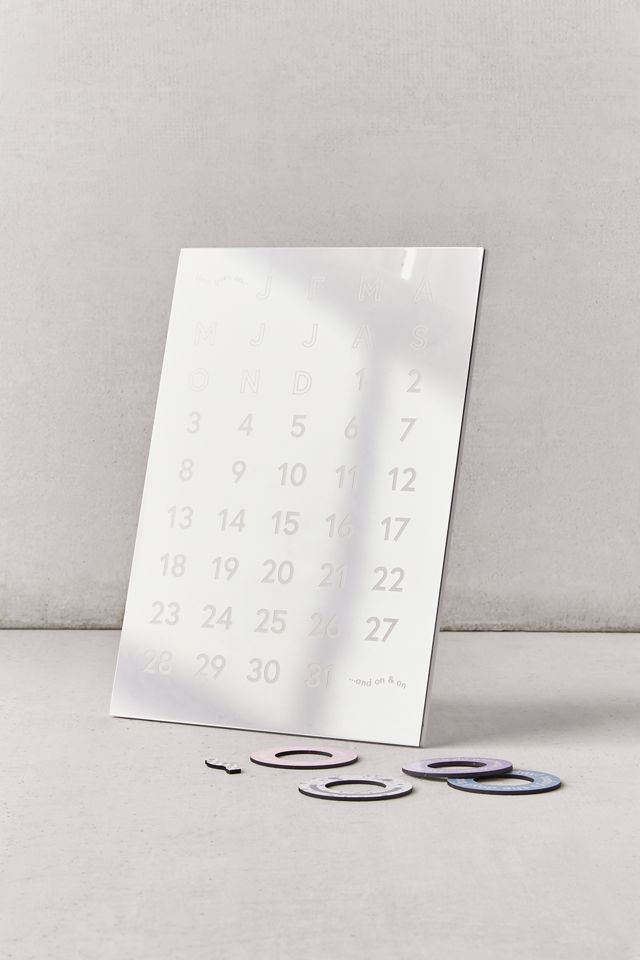 Perpetual Etched Magnetic Calendar #1