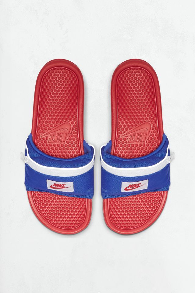 Nike slides with zipper best sale