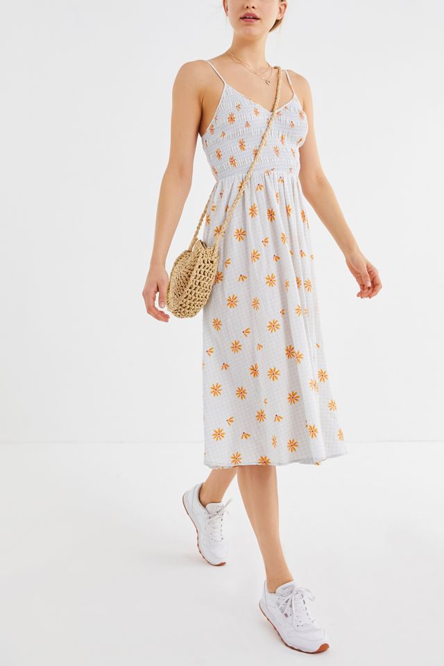 UO Ember Smocked Midi Dress #3