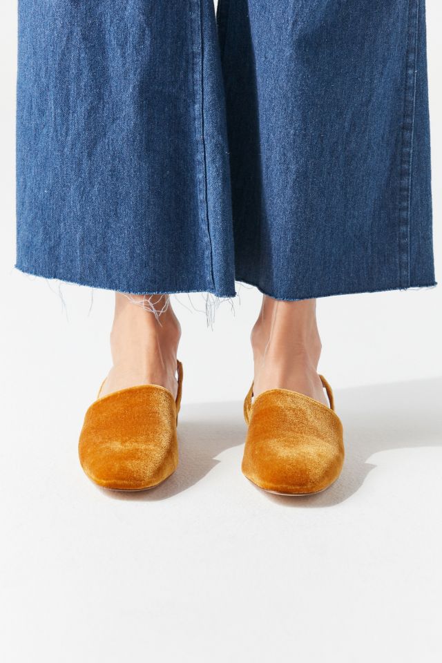 Mules à bride arrière en velours Dana UO #2