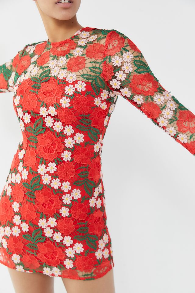 Robe Mini Brodée Florale Valencia Finders Keepers #1