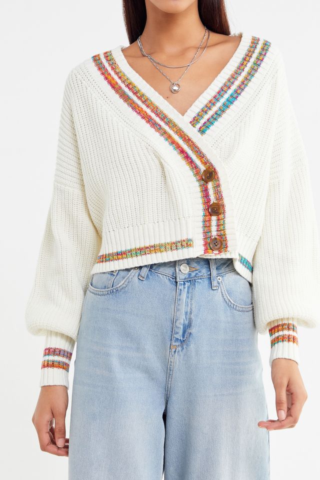 UO Laura Button-Down Cropped Cardigan #1