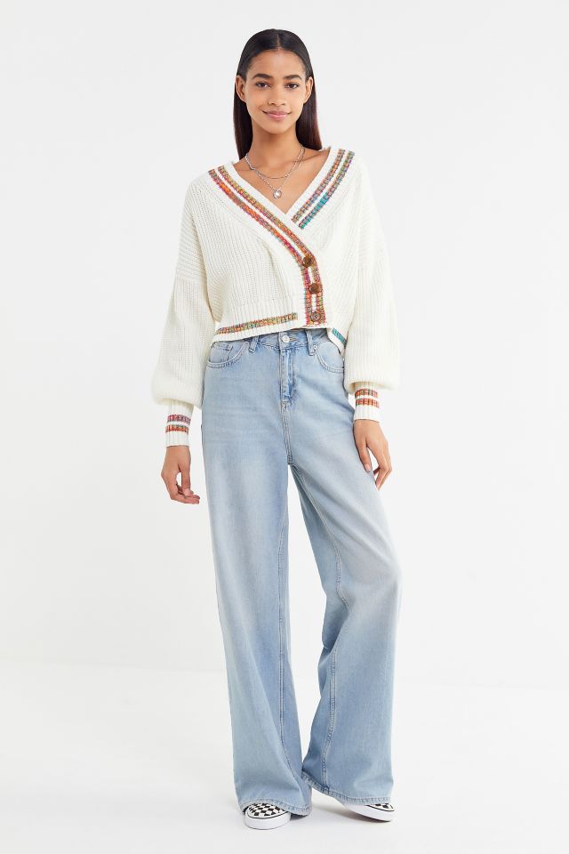 UO Laura Button-Down Cropped Cardigan #3