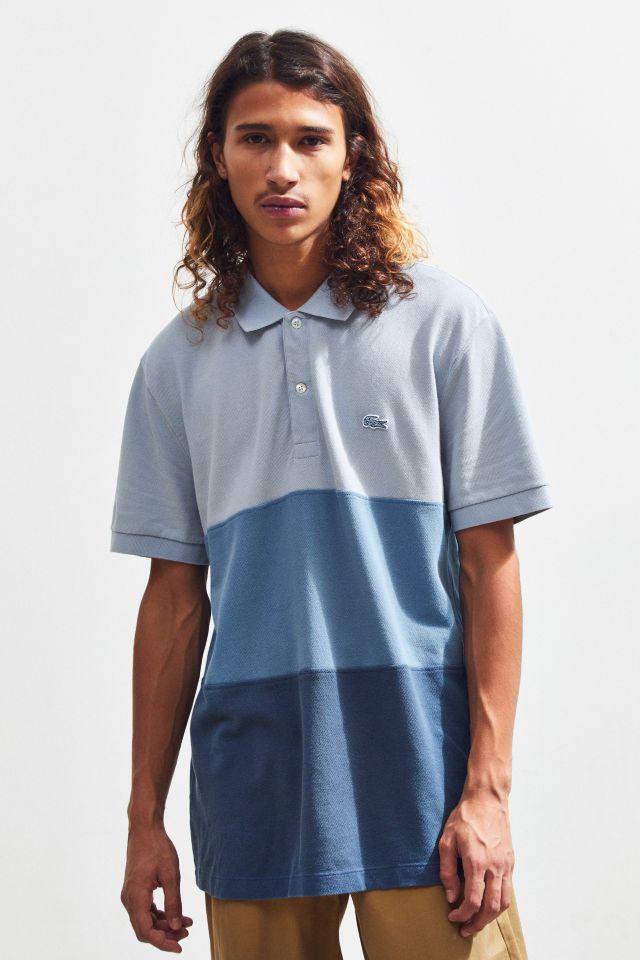 Lacoste color block clearance polo