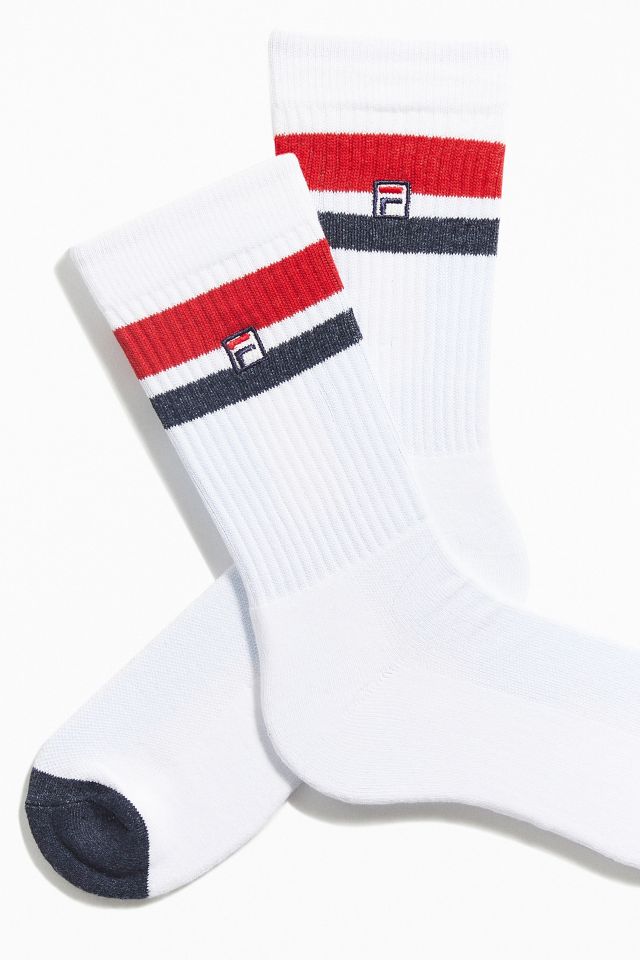 Chaussettes mi-mollet à pointe contrastée Heritage FILA #1