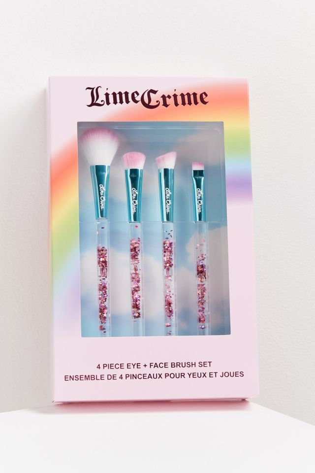 Lime Crime 10th Birthday 4-Piece Brush Set