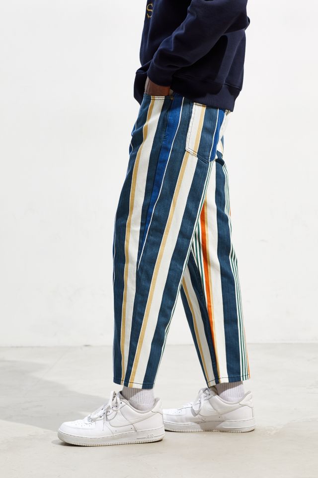 Jeans court droit à rayures dégradées BDG #2