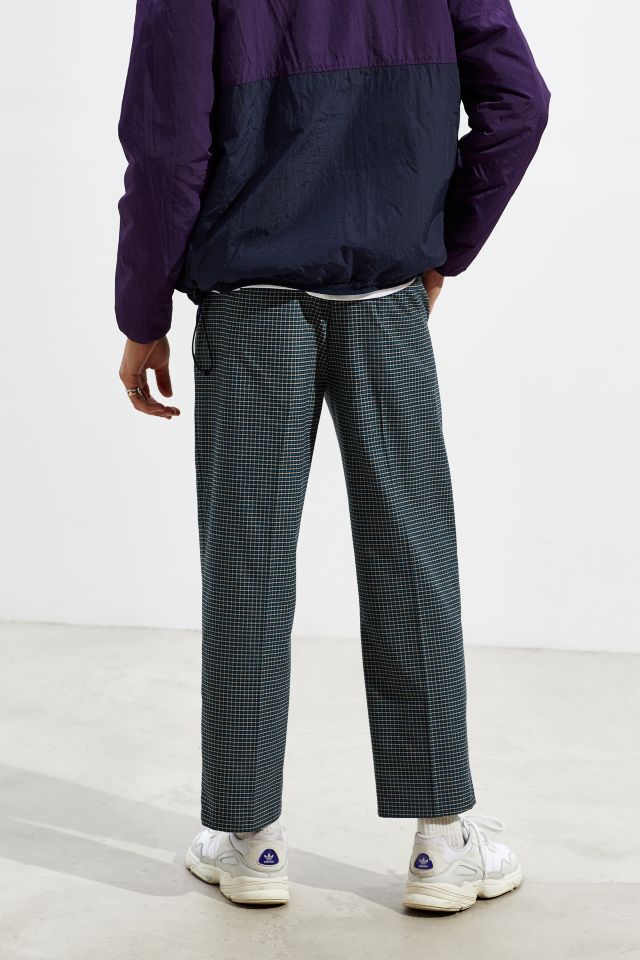 UO Pleated Cropped Check Pant  #3