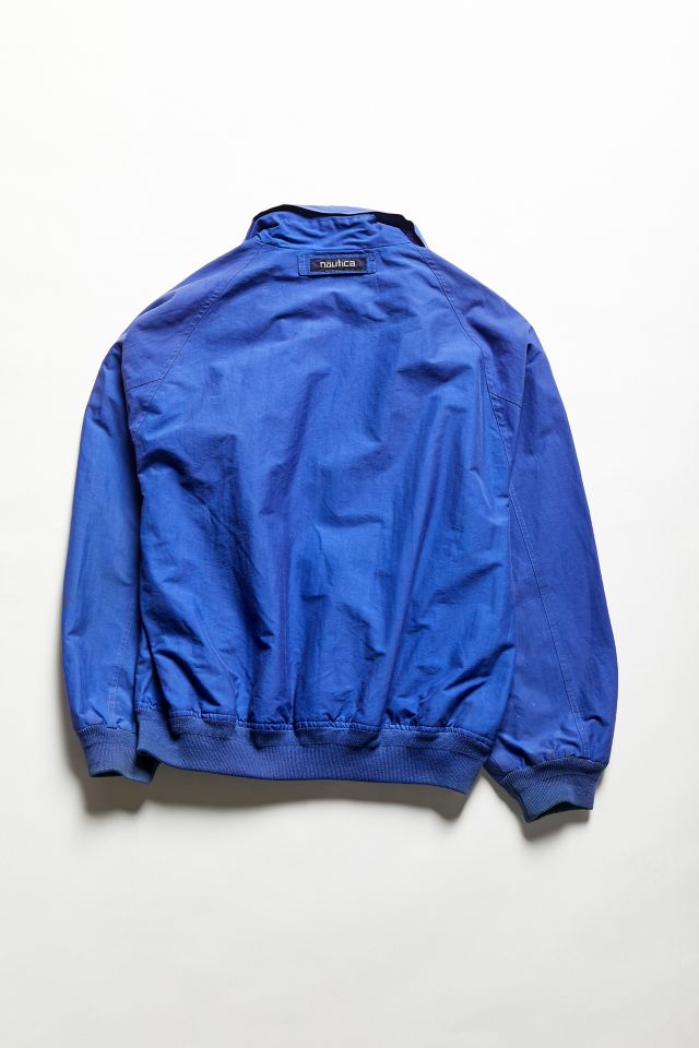 Vintage Nautica Blue Windbreaker Jacket Urban Outfitters