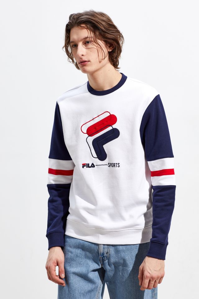 Chandail Molletonné Col Rond Colorblock FILA Lambert #1