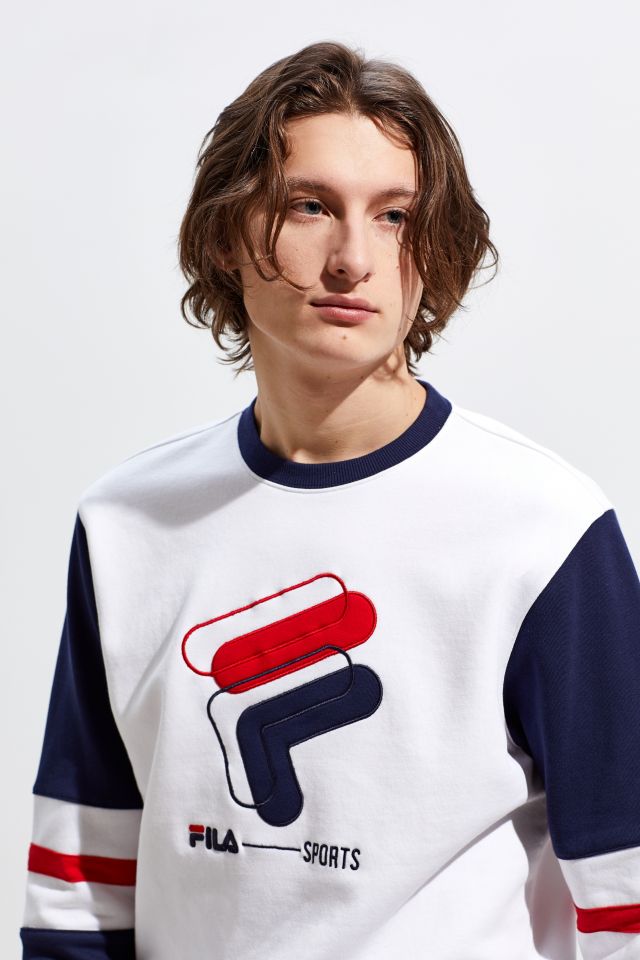 Chandail Molletonné Col Rond Colorblock FILA Lambert #4