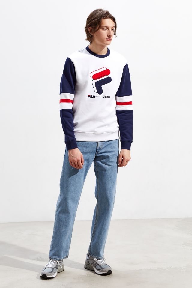 Chandail Molletonné Col Rond Colorblock FILA Lambert #5