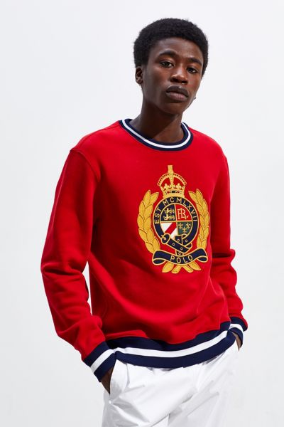 Polo Ralph Lauren Crest Crew Neck Sweatshirt | Urban Outfitters