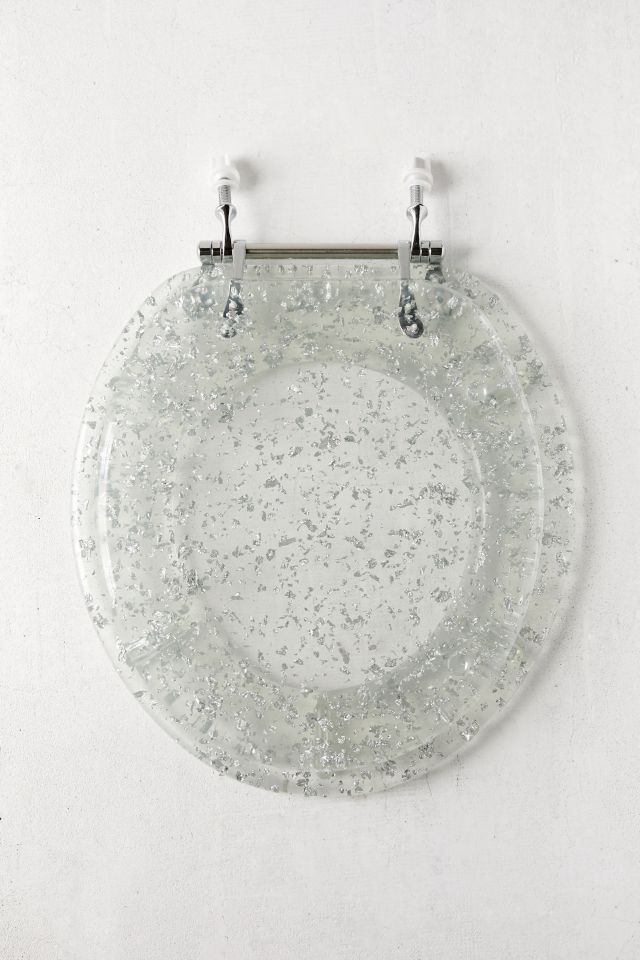 Metallic-Flecked Toilet Seat #1
