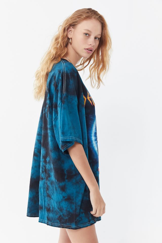 Def Leppard Tie-Dye T-Shirt Dress #1