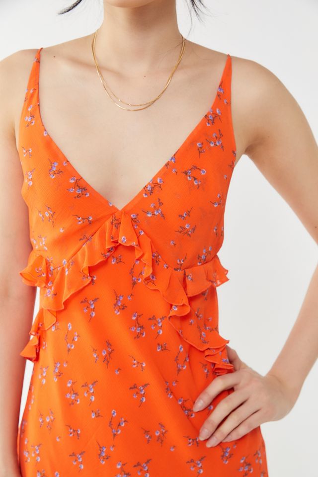 UO Heidi Ruffle Maxi Dress #1