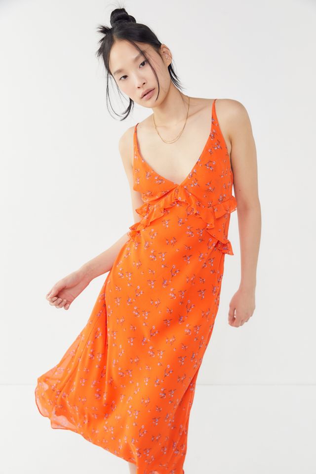 UO Heidi Ruffle Maxi Dress #3