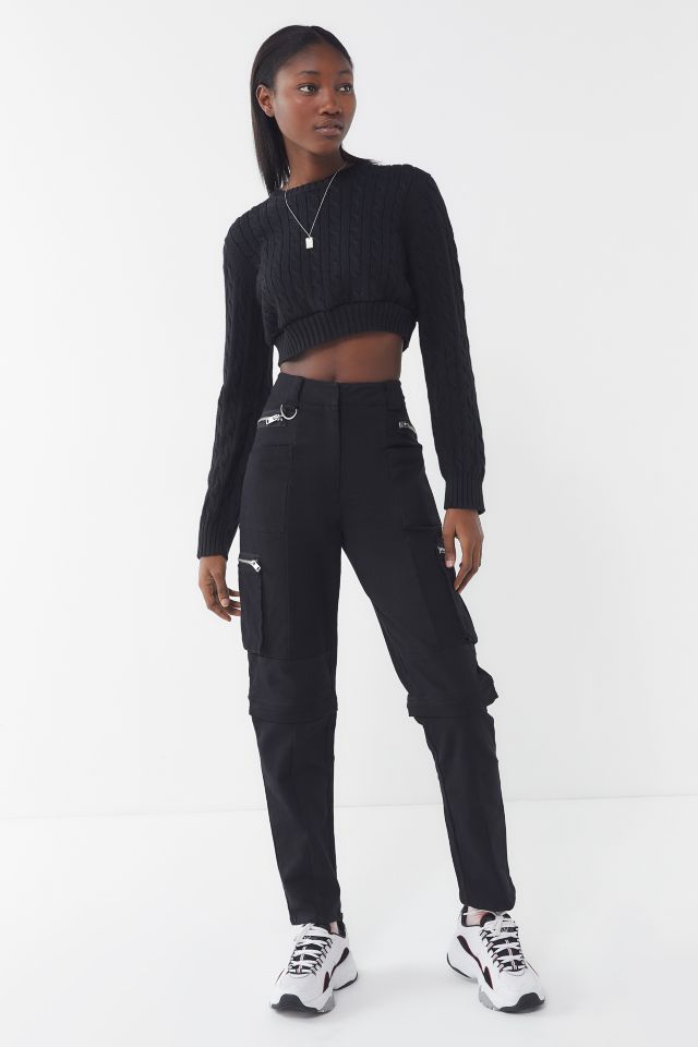 Urban Renewal Recycled Cable Knit Cropped Sweater #2