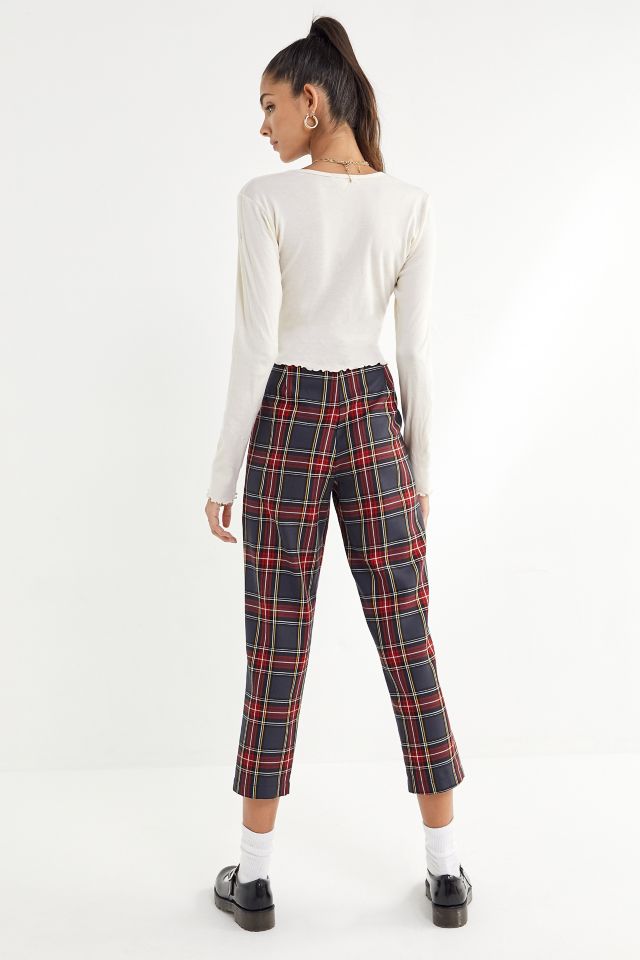 Urban Renewal Remnants Plaid Tapered Trouser Pant #1