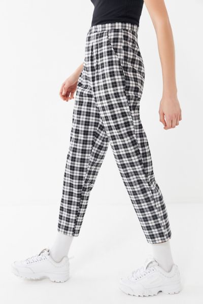 Urban outfitters clearance plaid pants mens