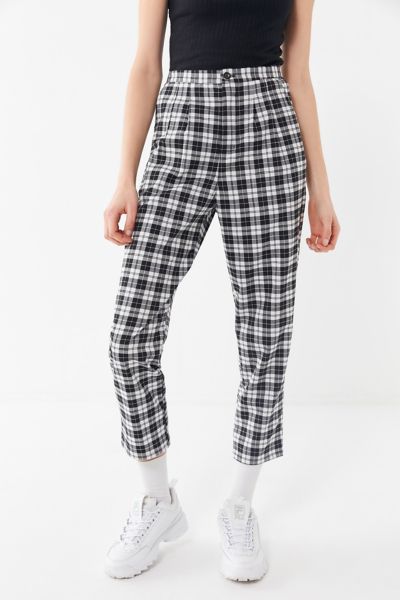 urban outfitters plaid pants mens