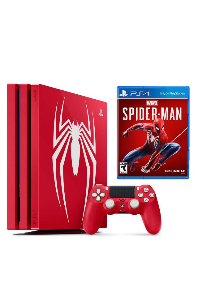 bekvemmelighed Ræv film Limited Edition Marvel's Spider-Man PS4 1TB Pro Bundle + Bonus Controller |  Urban Outfitters
