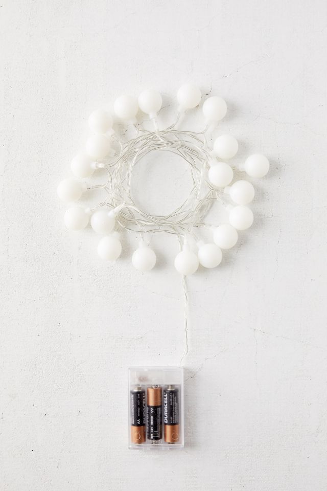 White Orb String Lights #5