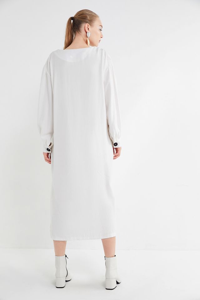 Style Mafia Lulu Mismatch Button-Front Dress #2