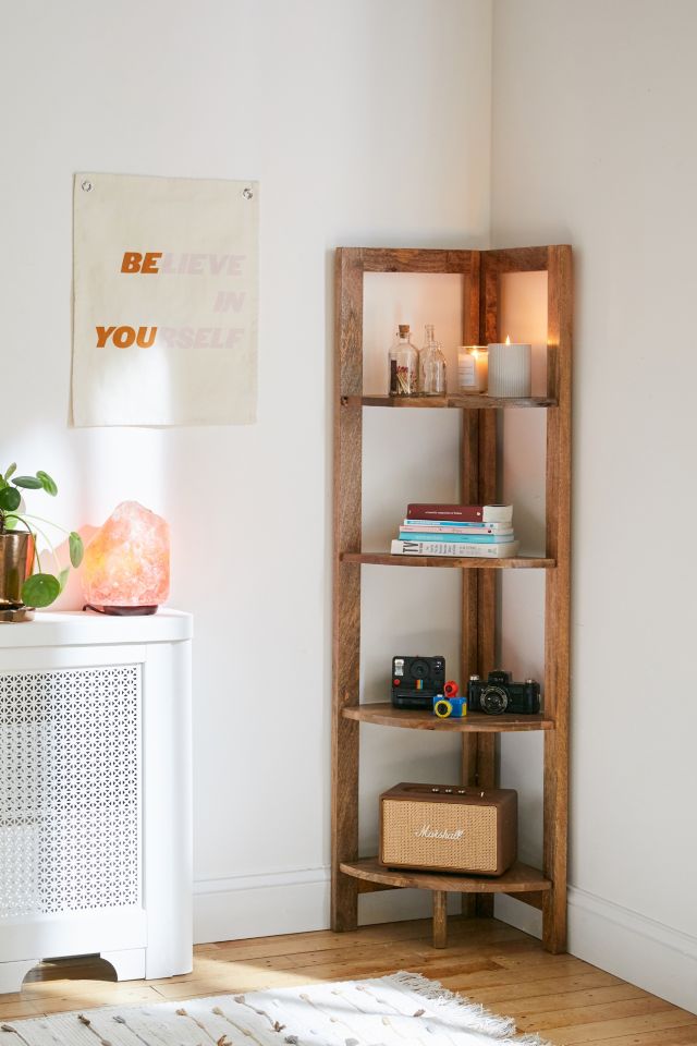 corner wall bookcase