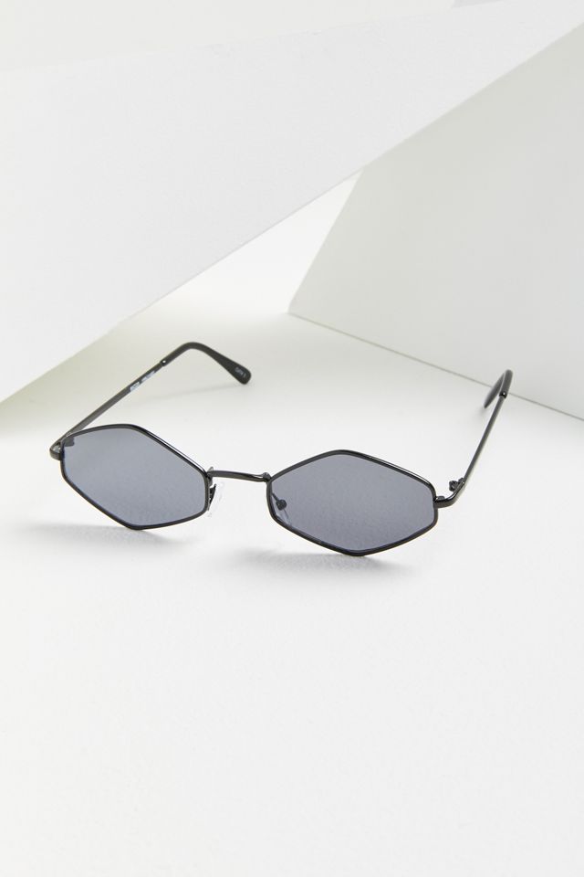 Lexi Slim Metal Diamond Sunglasses #1
