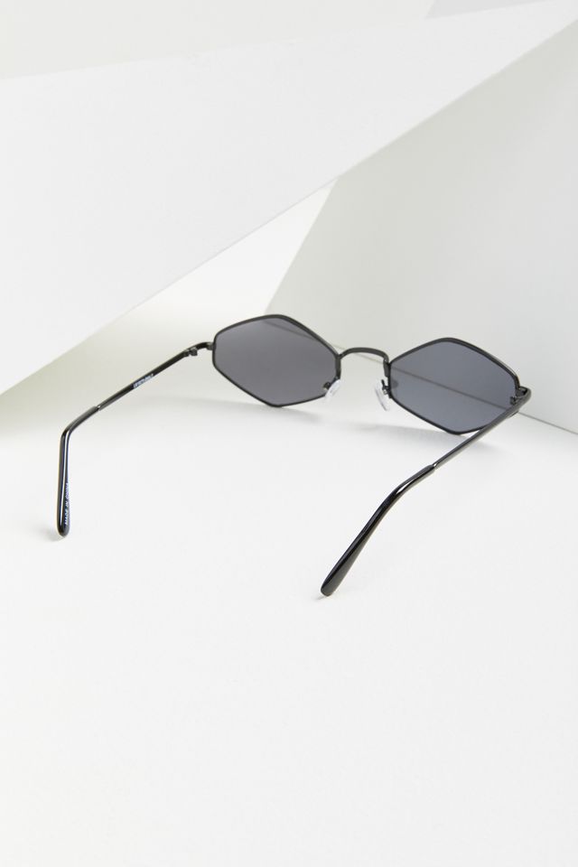Lexi Slim Metal Diamond Sunglasses #2
