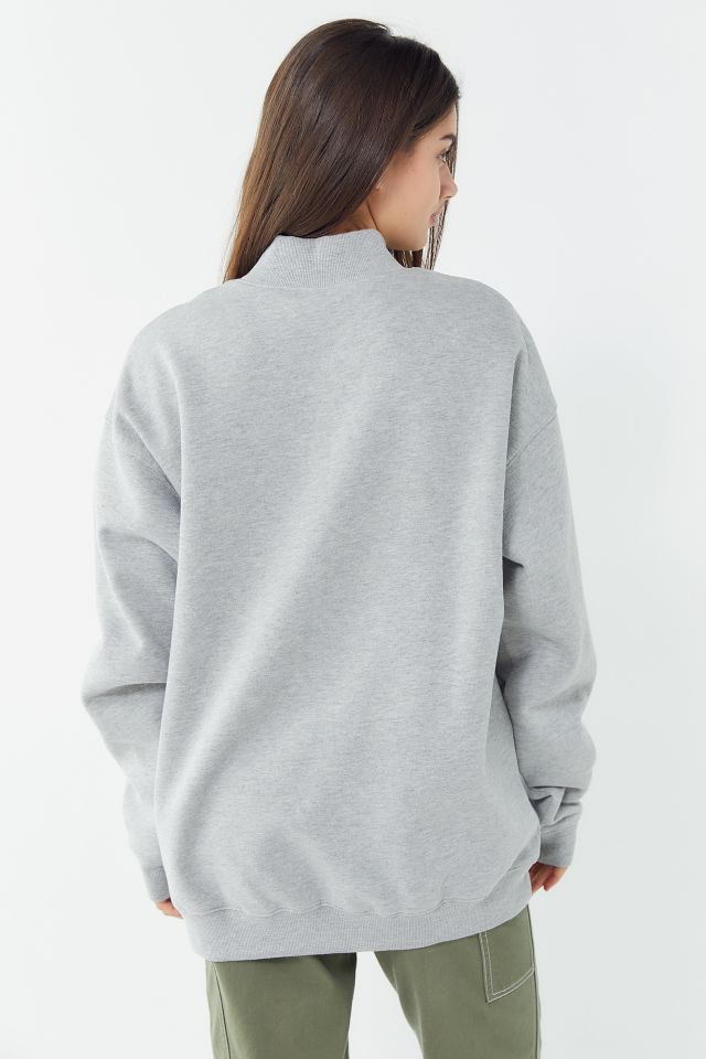 Harvard mock neck pullover sweatshirt hotsell