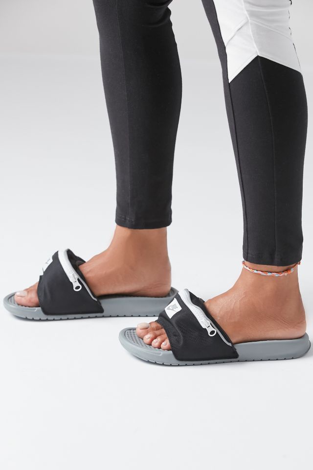 Nike sandals with fanny pack best sale