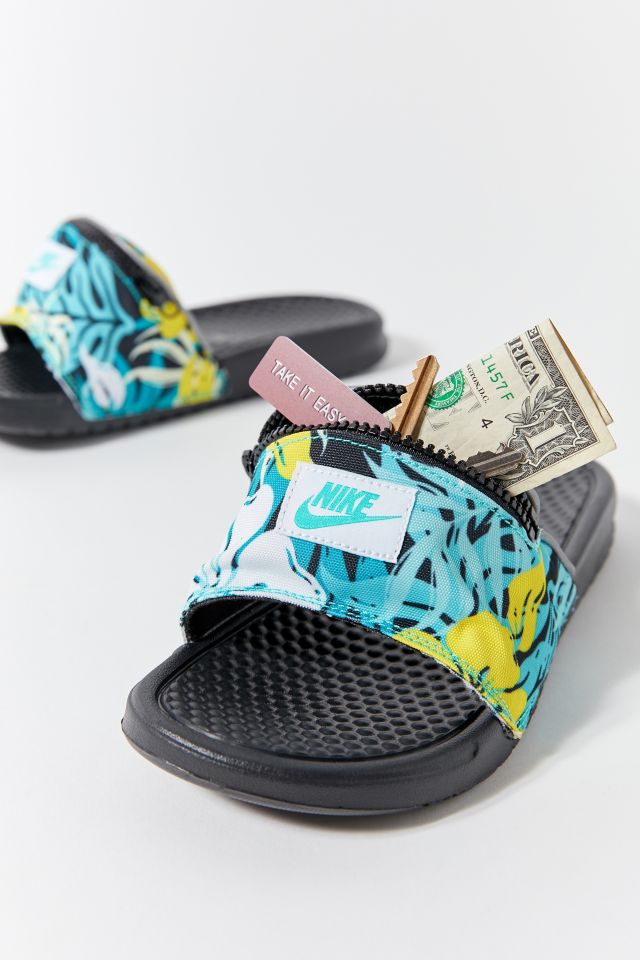 Nike benassi just do it fanny pack slide sandal best sale