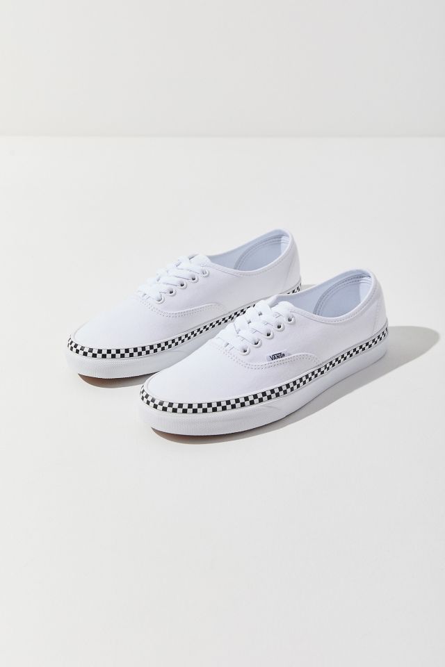Vans Authentic Checkerboard Sidewall Sneaker #1