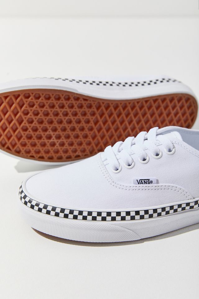 Vans Authentic Checkerboard Sidewall Sneaker #4